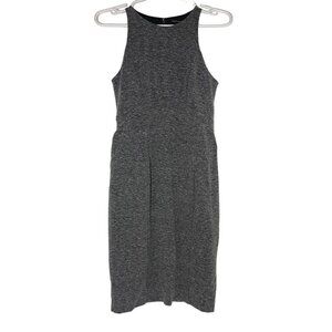 Banana Republic, Short dress, for women, Grey, rayon, viscose, cotton, size 0.